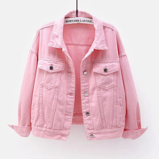 Klassische Damen-Denimjacke Viele Farben