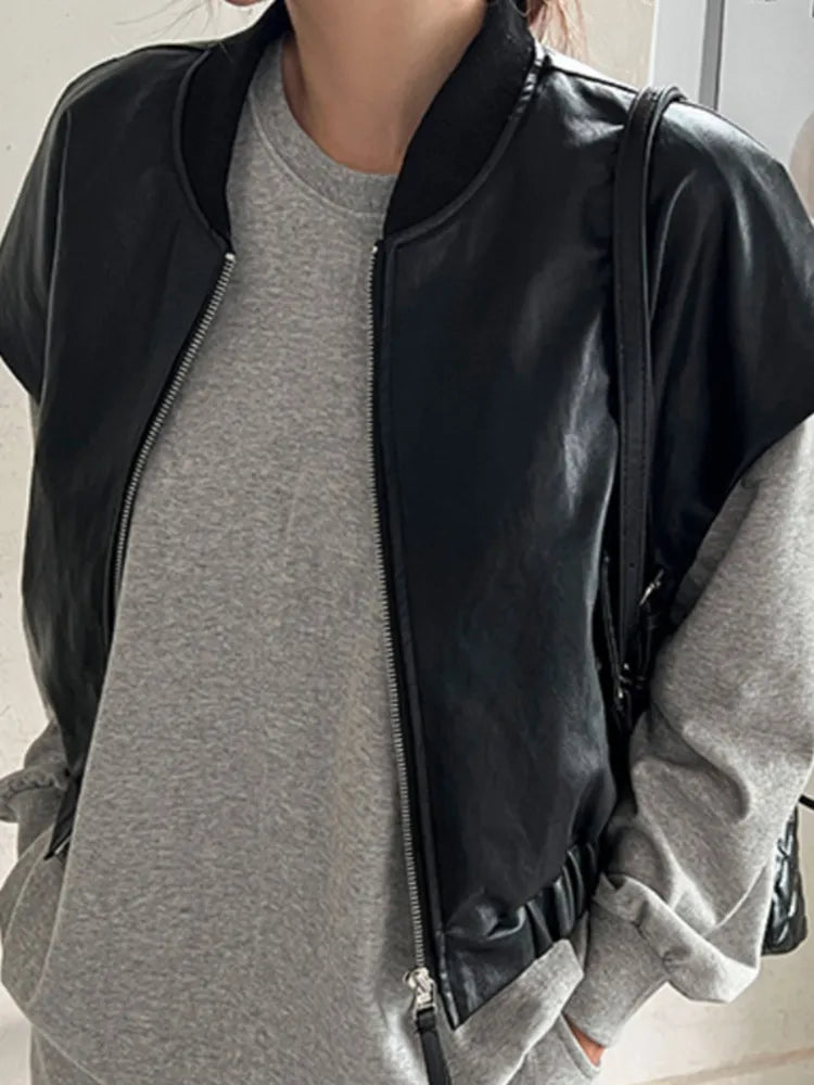 Lederjacke Eng & Trendy