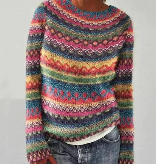 Clair Strickpulli Herbst Mit Mustern
