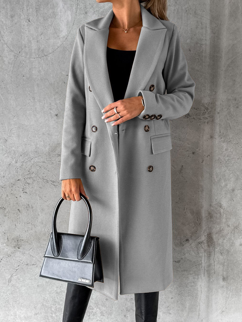 Luxus Wollmantel