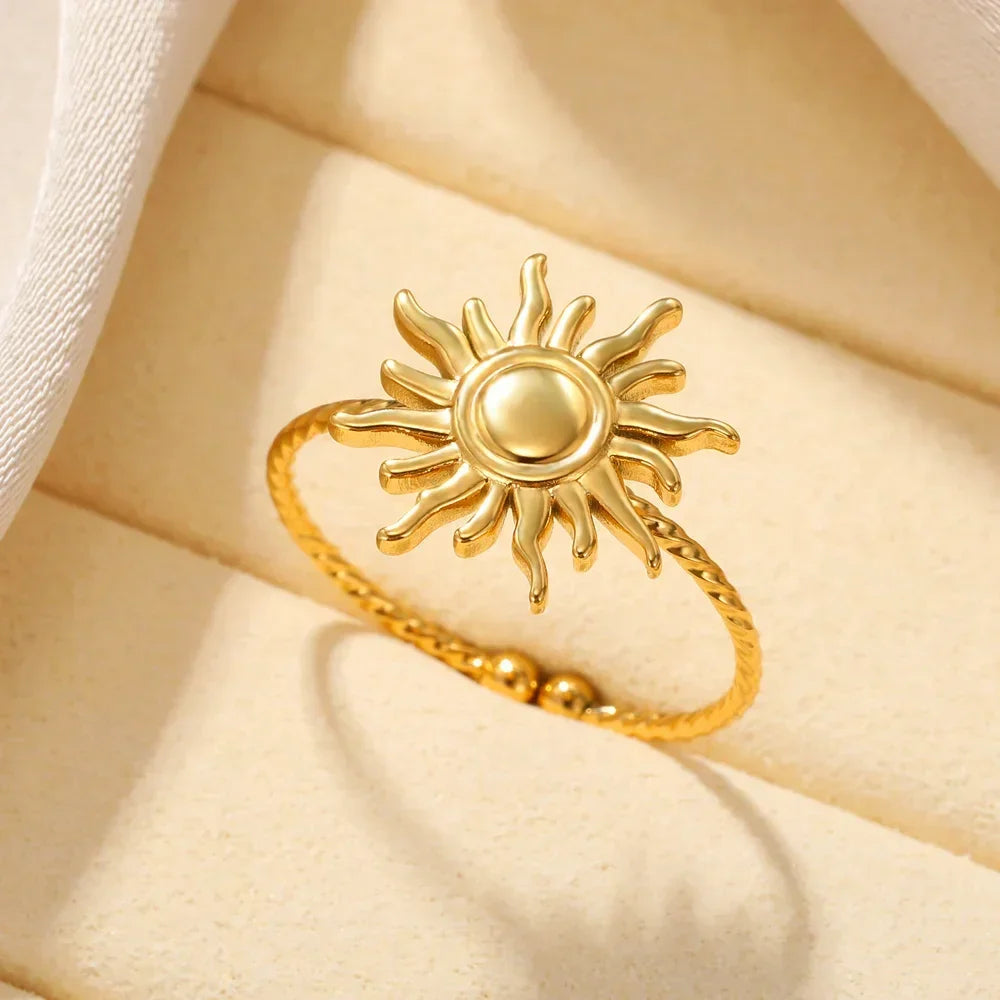 Edelstahl Herzring für Frauen Shop Nory