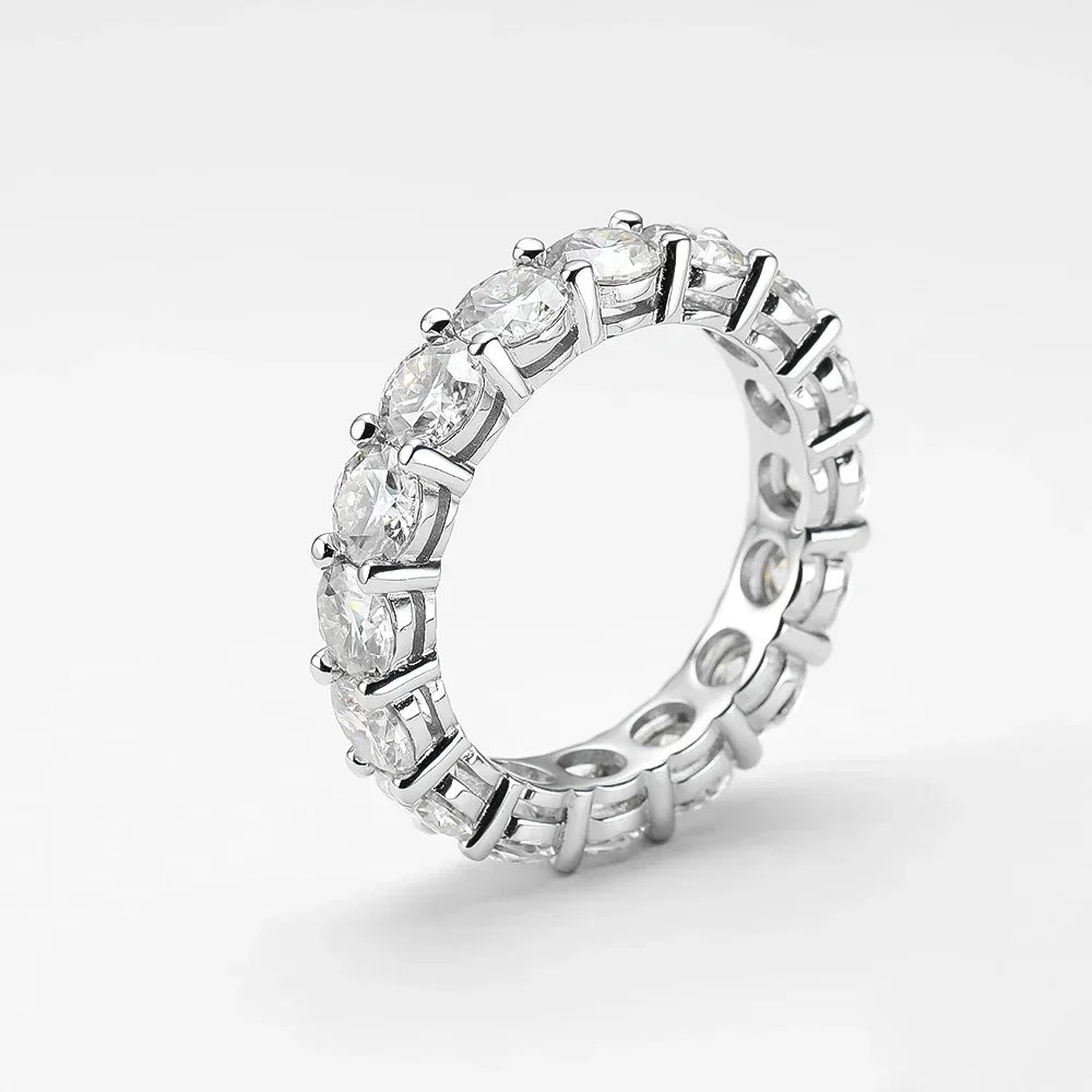 Exquisites 2,2 CT Moissanite Ewigkeit Ring in 18k vergoldet | Shop Nory