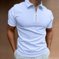 Zip-Up Polo-Shirt