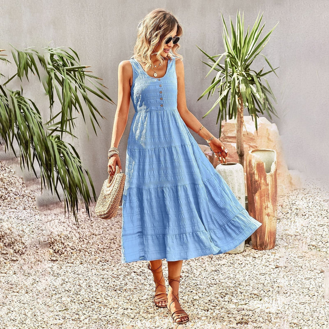 Ärmelloses Midikleid für den Sommer - JoShopnoryelle