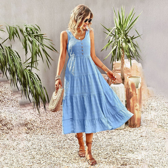 Ärmelloses Midikleid für den Sommer - JoShopnoryelle