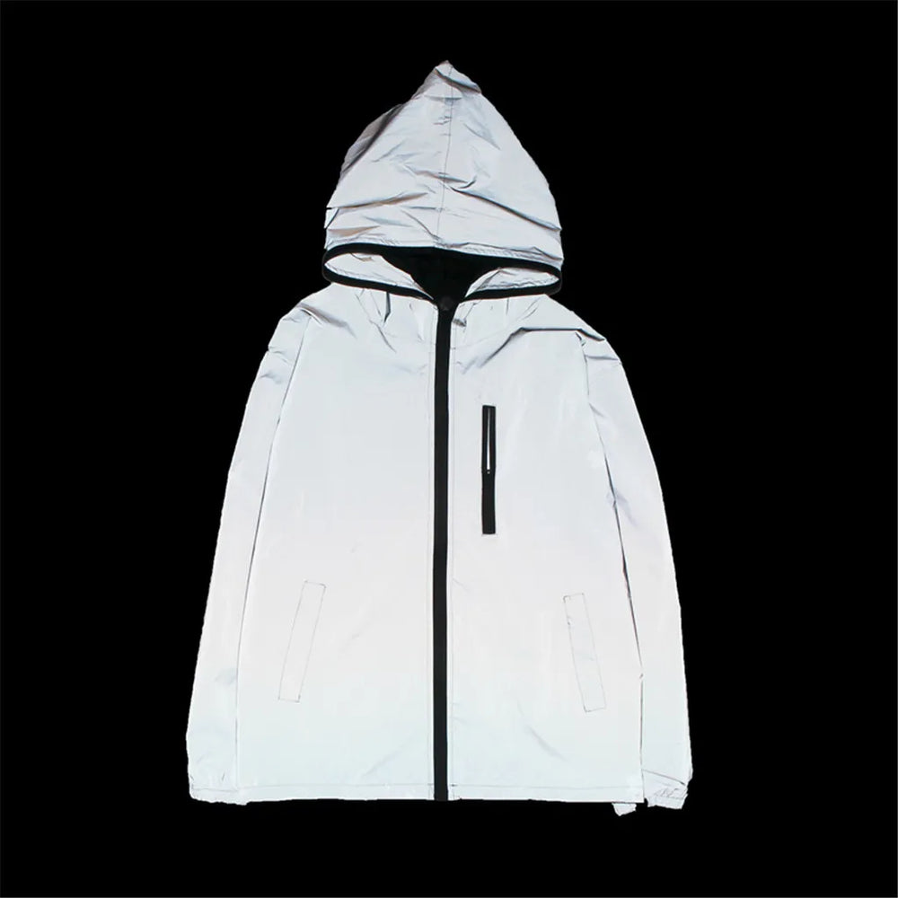 Reflektierende Jacke Für Die Nacht