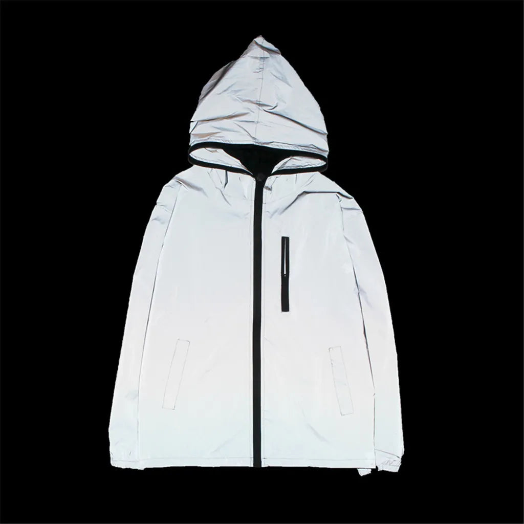 Reflektierende Jacke Für Die Nacht