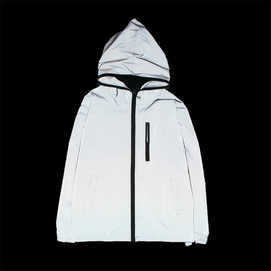 Reflektierende Jacke Für Die Nacht
