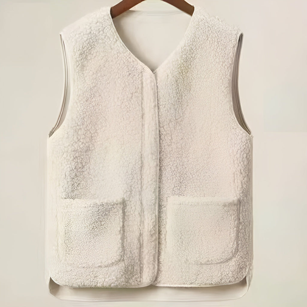 Leichte Fleece-Weste mit Reißverschluss für Damen