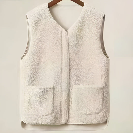 Leichte Fleece-Weste mit Reißverschluss für Damen