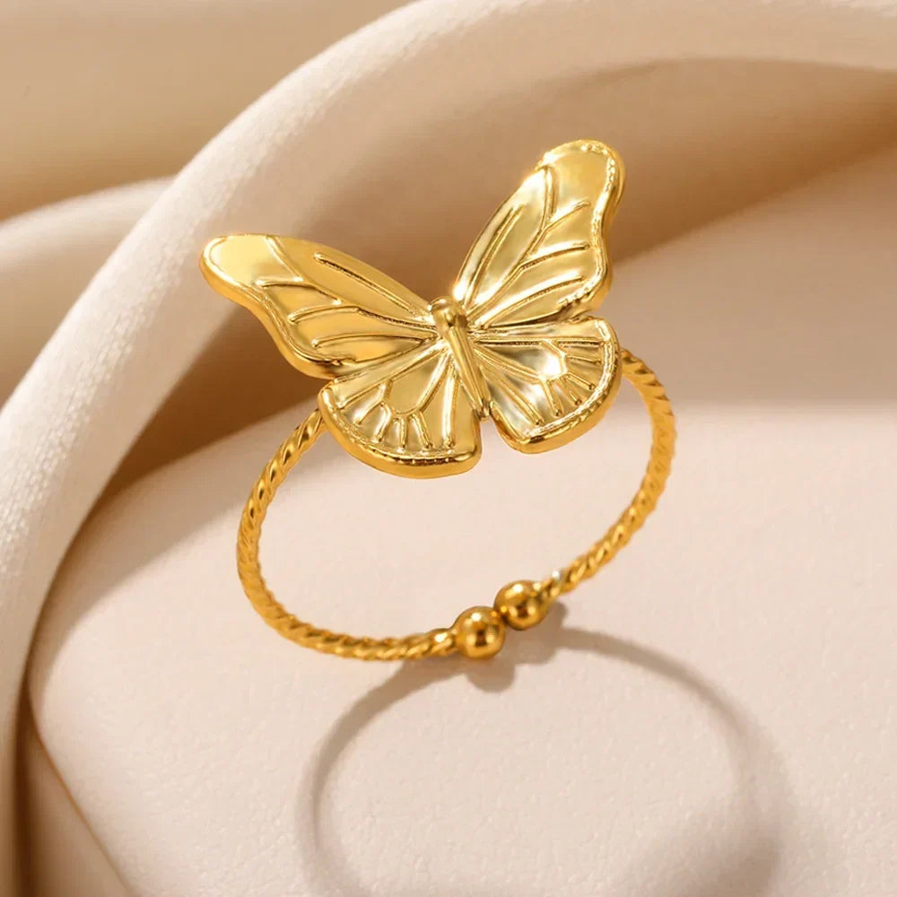 Edelstahl Herzring für Frauen Shop Nory