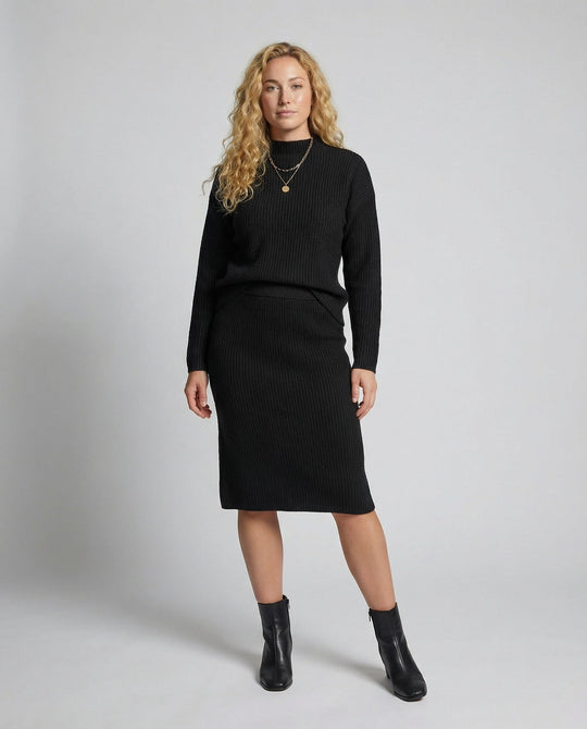 2-teiliges Damen Set aus Pullover und Rock | ShopNory
