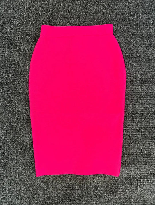 Frauen Neue Rayon Bandage Rock Elegante Bleistiftrock Berühmte Sexy Club Party Kleidung Vintage Vestios