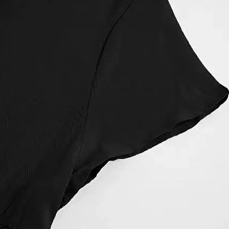 Shopnory | Kurzärmeliges GewShopnorytes Kleid