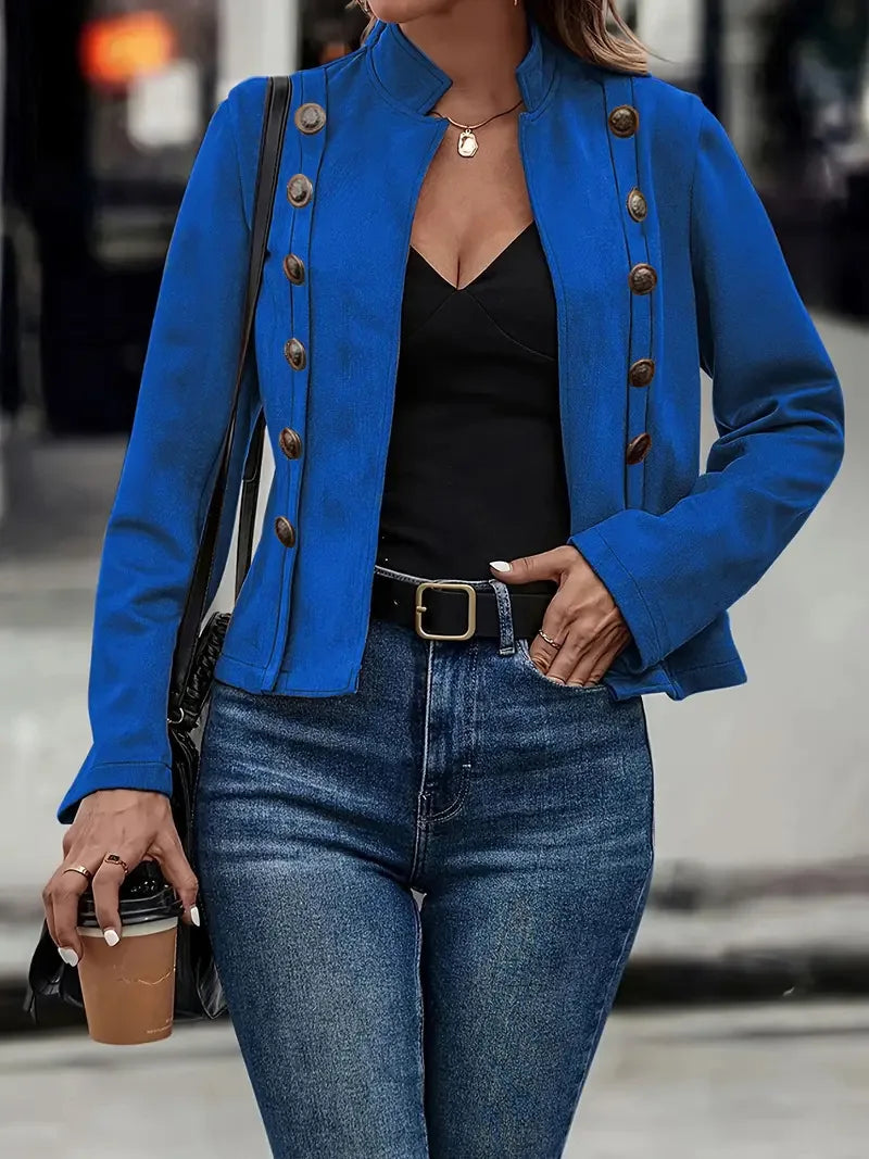 Samt Doppelreiher Jacket