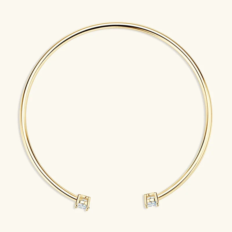 Ivictress 5mm Moissanit Sterlingsilber Armreif | Shop Nory