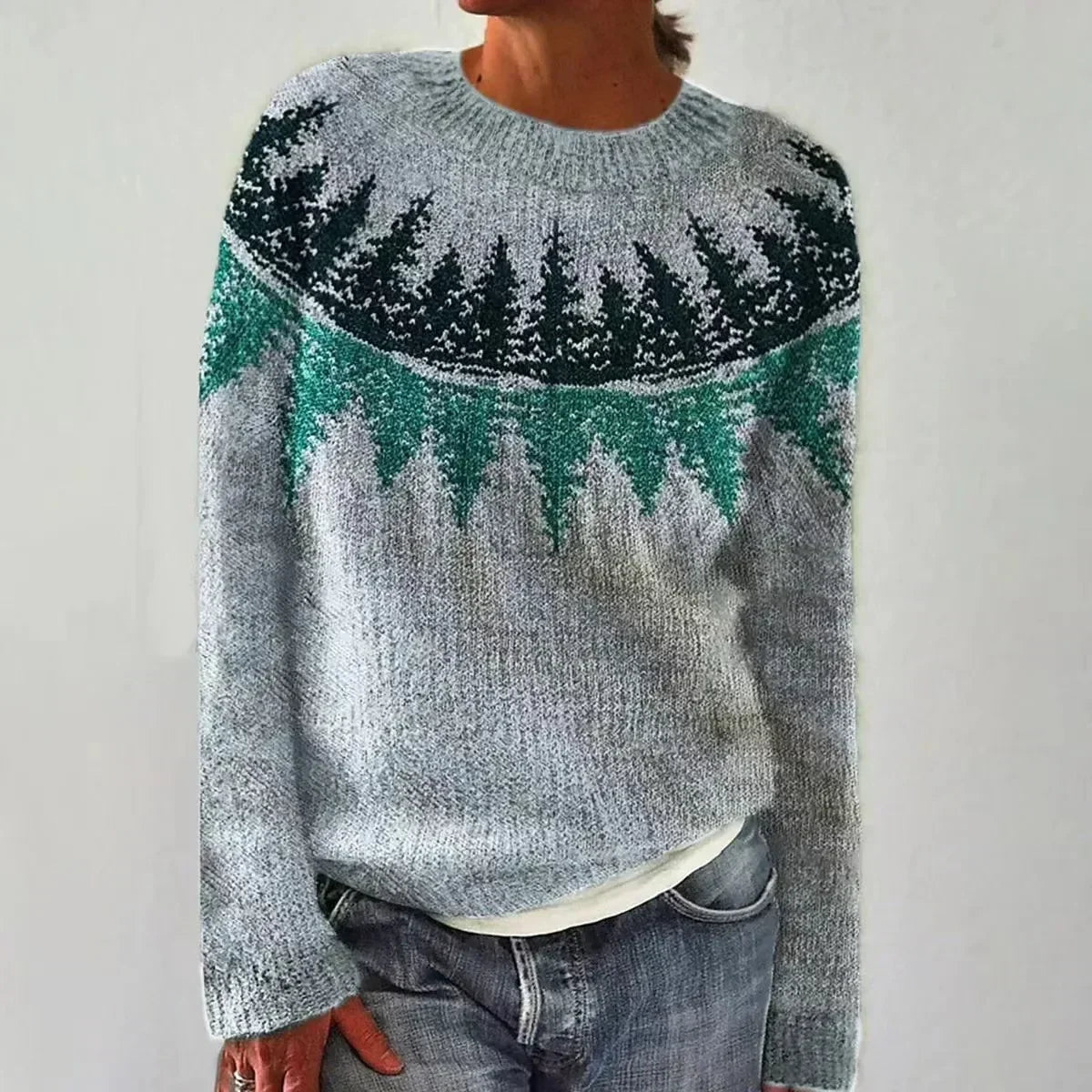 Clair Strickpulli Herbst Mit Mustern