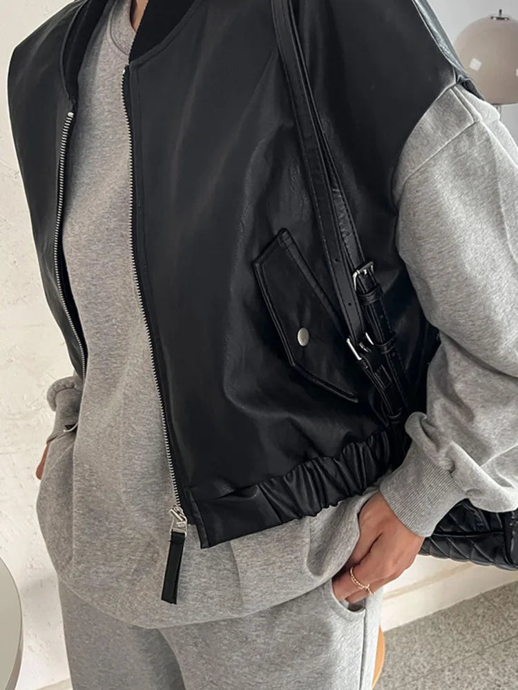 Lederjacke Eng & Trendy