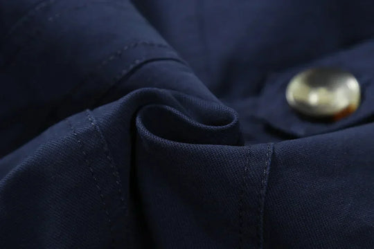 Stylischer langer Herbst-Trenchcoat für Herren