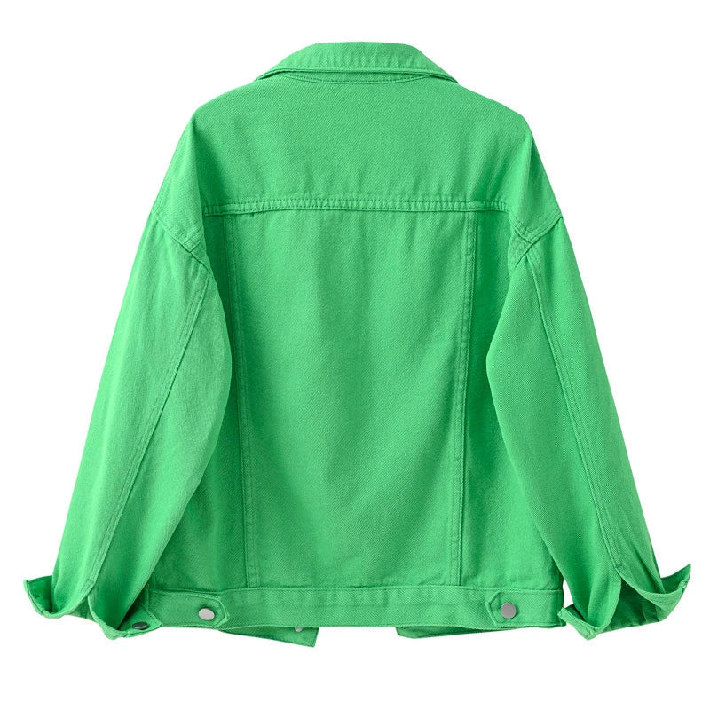 Klassische Damen-Denimjacke Viele Farben
