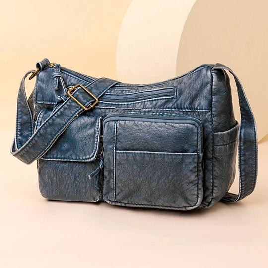 Jahrgang Luxe Schultertasche mit Mehreren Taschen