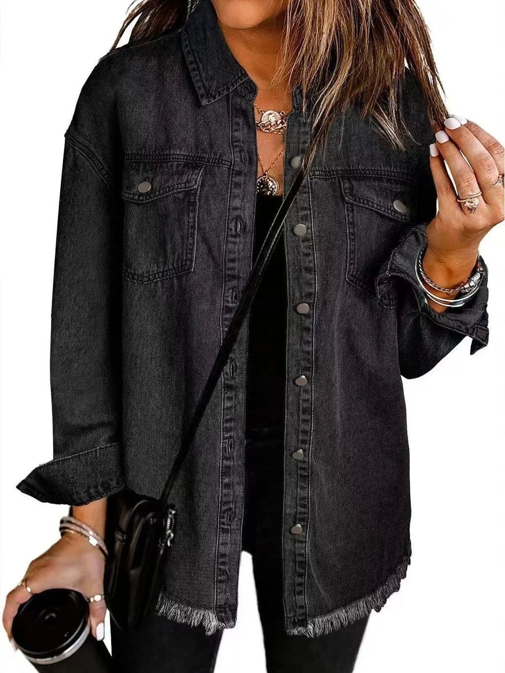 Denim Hemdjacke