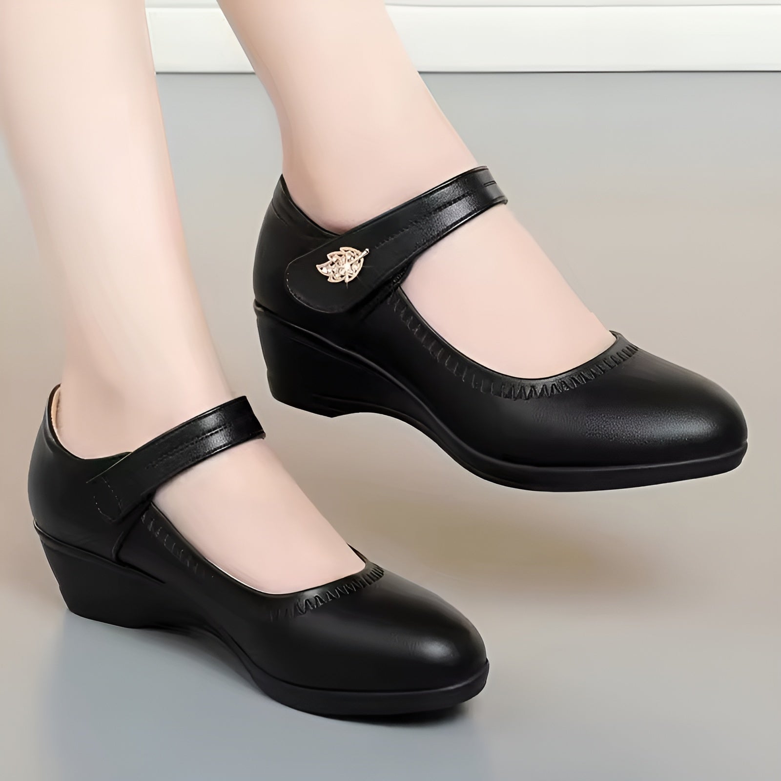 Klassische Damen-Lederschuhe, weich & stilvoll