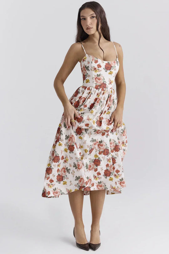 Elegantes Midikleid Look