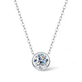 Strahlende Moissanit Luxus Halskette - 18k Vergoldete Eleganz | Shop Nory