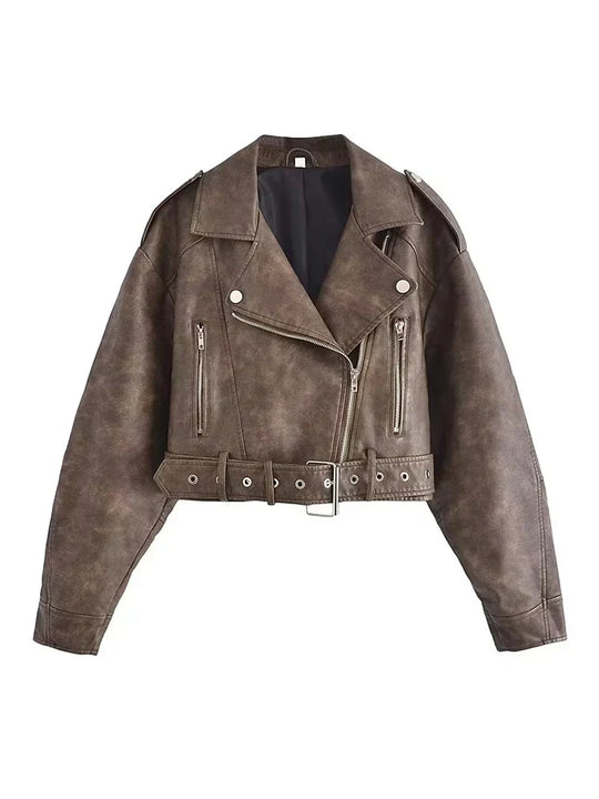 Winter Damen jacke mit Gürtel