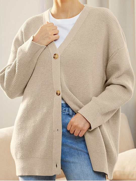 Gestrickte Strickjacke Kollektion Herbst