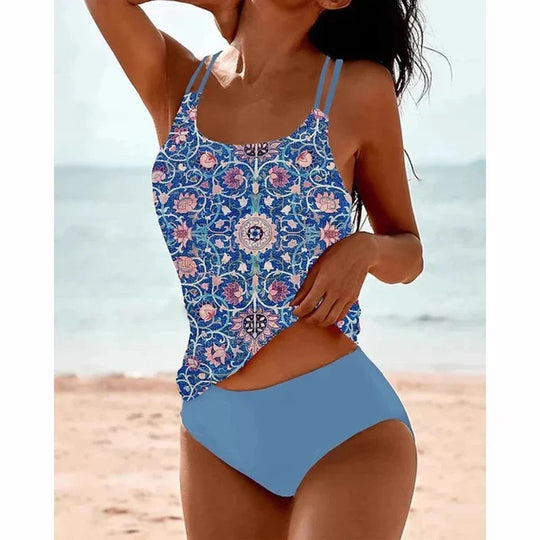 Stylischer Bedruckter Tankini Badeanzug