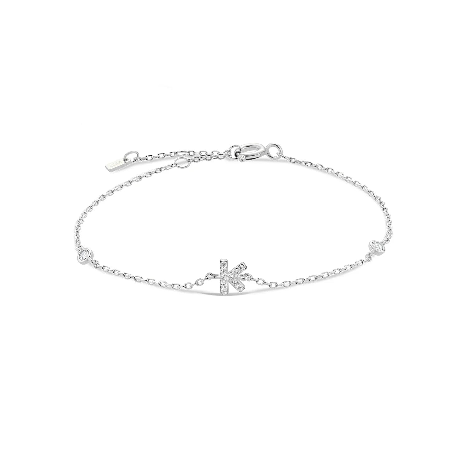 Buchstabenarmband - 925 Sterlingsilber | Shop Nory