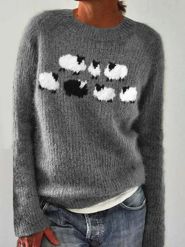 Clair Strickpulli Herbst Mit Mustern