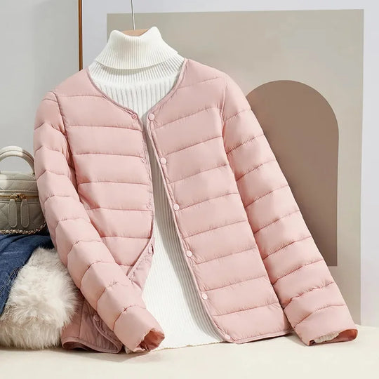 Slim Fit Leichte Daunenjacke