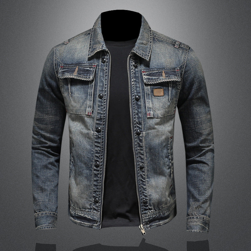 Midnight Fade Klassische Denimjacke