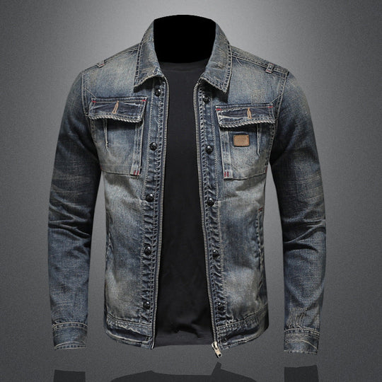 Midnight Fade Klassische Denimjacke