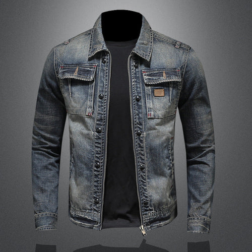 Midnight Fade Klassische Denimjacke