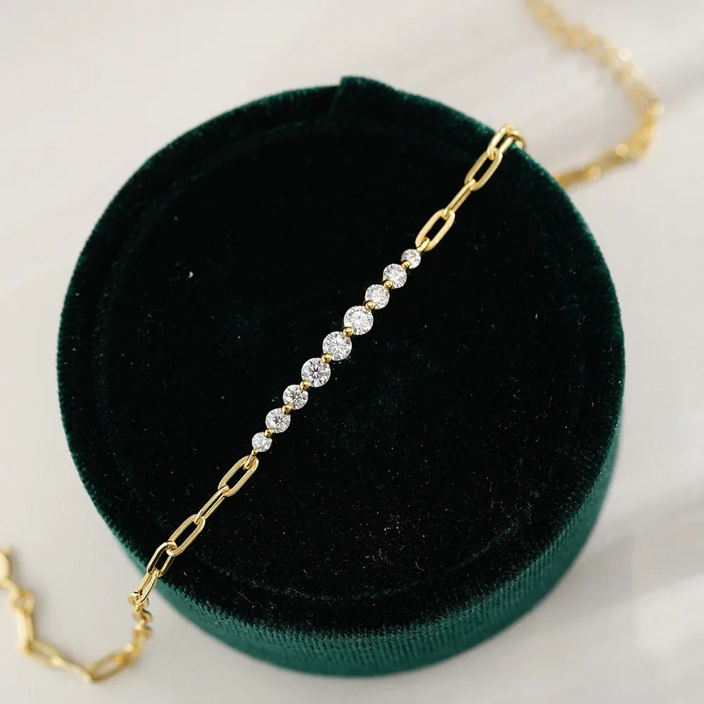 Luxus Moissanit-Diamant-Armband - Erschwingliche Eleganz | Shop Nory