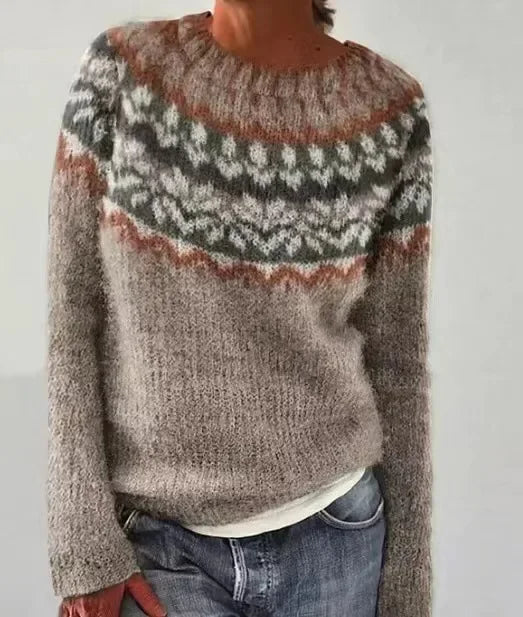 Clair Strickpulli Herbst Mit Mustern