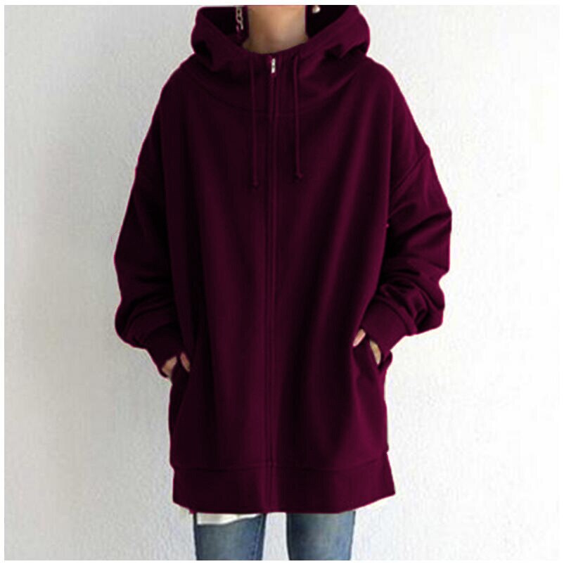 Lange Herbst Strickjacke