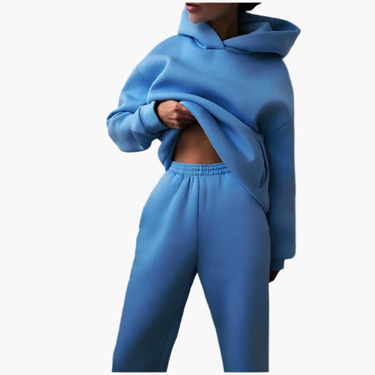 Oversize Lounge Set Kapuzenpullover und Jogginghose - Komfortabler Freizeitlook