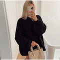 ShopNory - Flauschiger Oversize Strickpullover