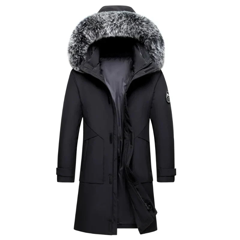 Lange Winterjacke