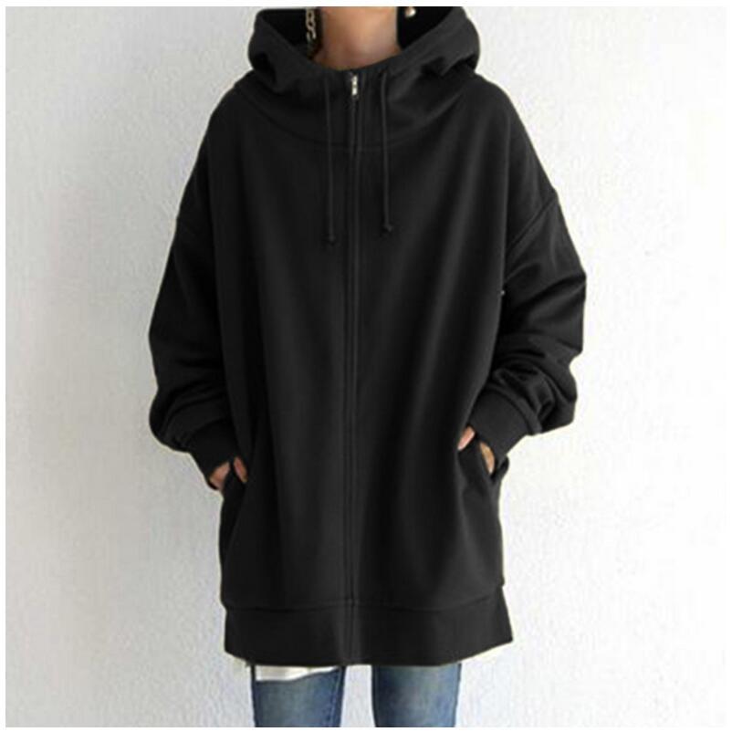 Lange Herbst Strickjacke