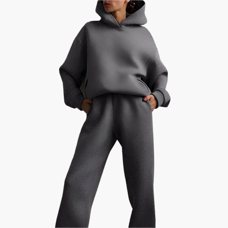 Oversize Lounge Set Kapuzenpullover und Jogginghose - Komfortabler Freizeitlook