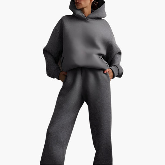 Oversize Lounge Set Kapuzenpullover und Jogginghose - Komfortabler Freizeitlook