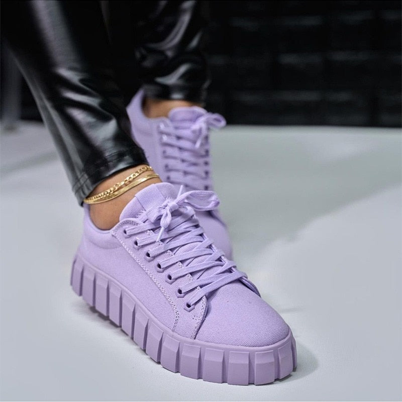 Shopnory | Modische Orthopädische Damen-Sportschuhe mit Plateausohle
