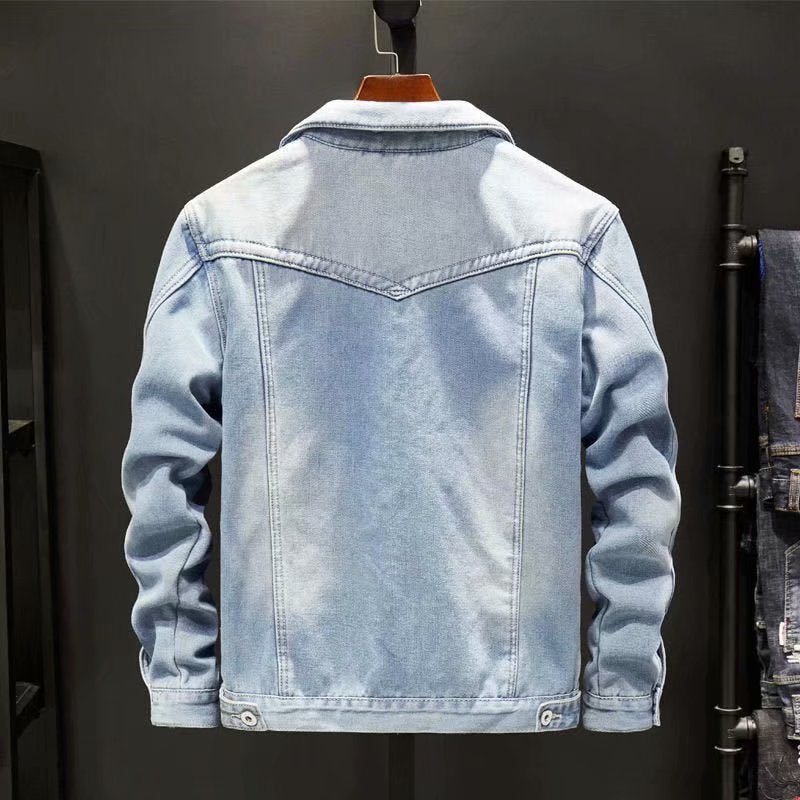 Stilvolle Winter-Jeansjacke für Männer