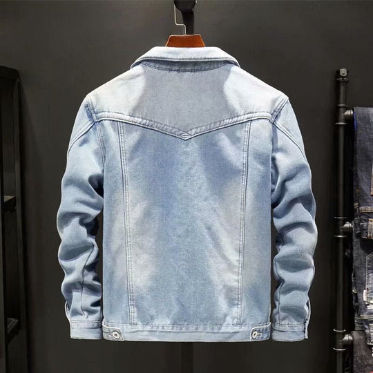 Stilvolle Winter-Jeansjacke für Männer